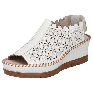 Rieker Keilsandalette, Sommerschuh, Sandale, Keilabsatz, mit weicher Leder-Innensohle