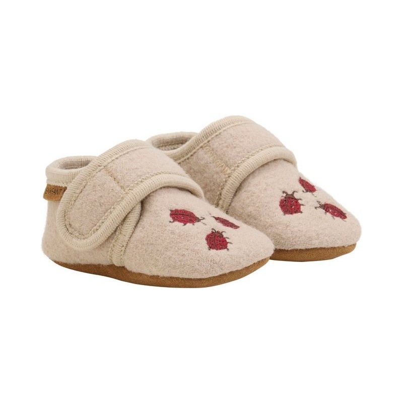 EN FANT Wool Slippers with Embroidery Hausschuh