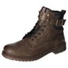 Mustang Shoes Schnürboots, Worker Boots, Herbstschuh, Stiefel mit Anziehlasche
