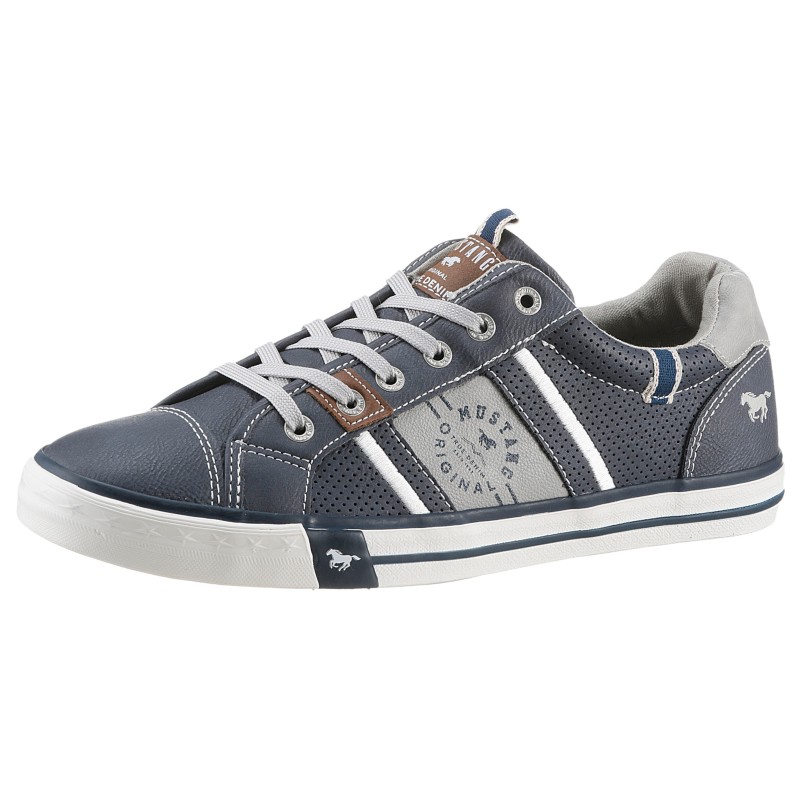 Mustang Shoes Sneaker, mit kontrastreichen Details, Freizeitschuh, Halbschuh, Schnürschuh
