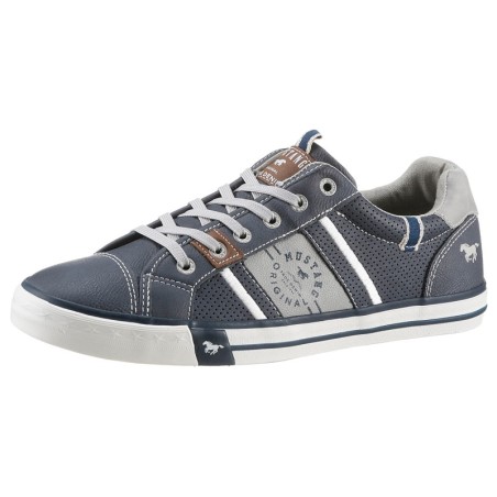 Mustang Shoes Sneaker, mit kontrastreichen Details, Freizeitschuh, Halbschuh, Schnürschuh