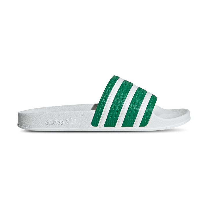 Adidas adilette Herren Flip-Flops und Sandalen - Grün - Größe: 38 - Netz/Synthetik - Foot Locker