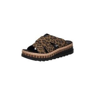 Rieker Pantolette Damen braun|braun|braun|braun|braun|braun|braun|braun
