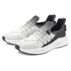 John Devin Sneaker "Freizeitschuhe, Slip-On Sneaker", mit elastischen Bändern für schnelles Reinschlüpfen VEGAN