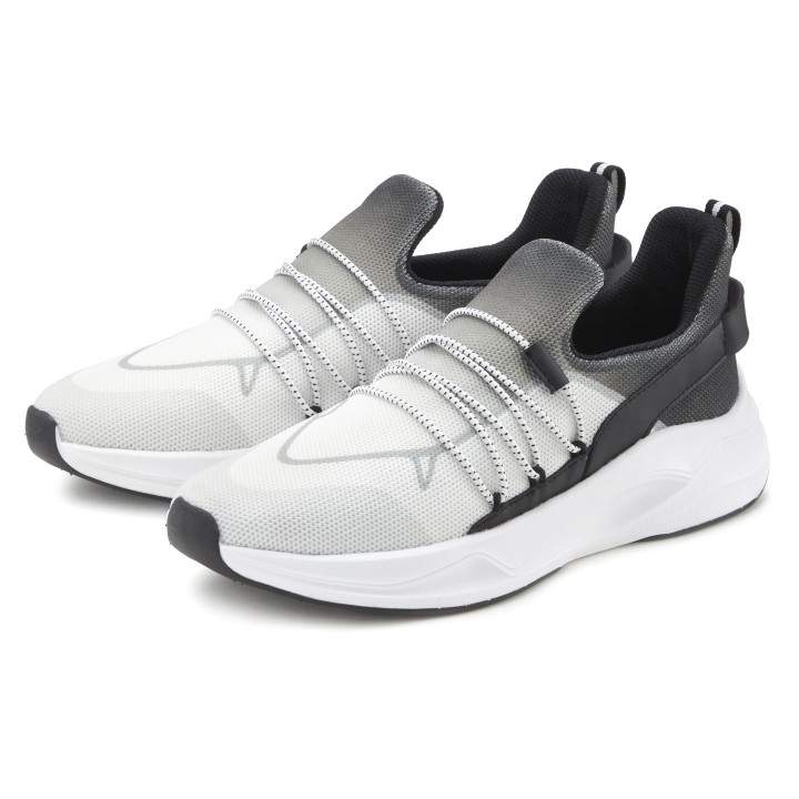 John Devin Sneaker "Freizeitschuhe, Slip-On Sneaker", mit elastischen Bändern für schnelles Reinschlüpfen VEGAN