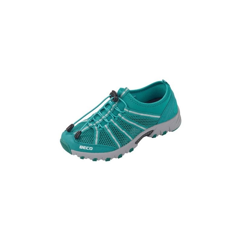 Beco Beermann BEactive Aqua Fitness Trainers Badeschuh mit Bungee-Schnürung und Wasserablauf