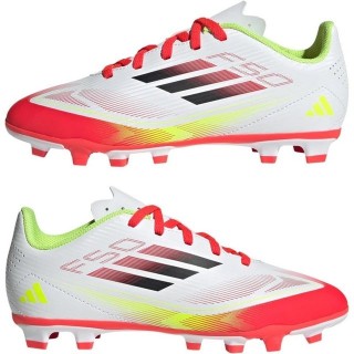 adidas Sportswear Adidas F50 Club FG/MG Fußballschuh Kinder weiß/rot/gelb Fußballschuh (Paar)