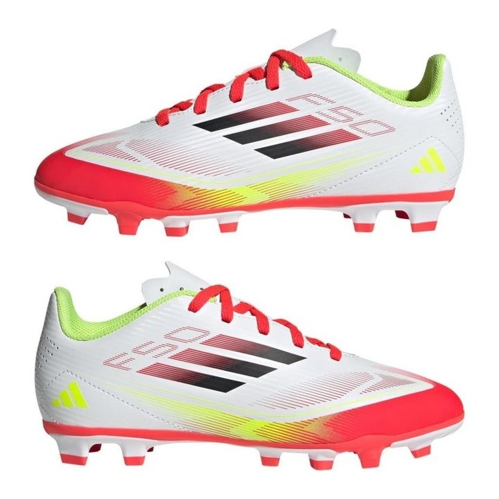 adidas Sportswear Adidas F50 Club FG/MG Fußballschuh Kinder weiß/rot/gelb Fußballschuh (Paar)