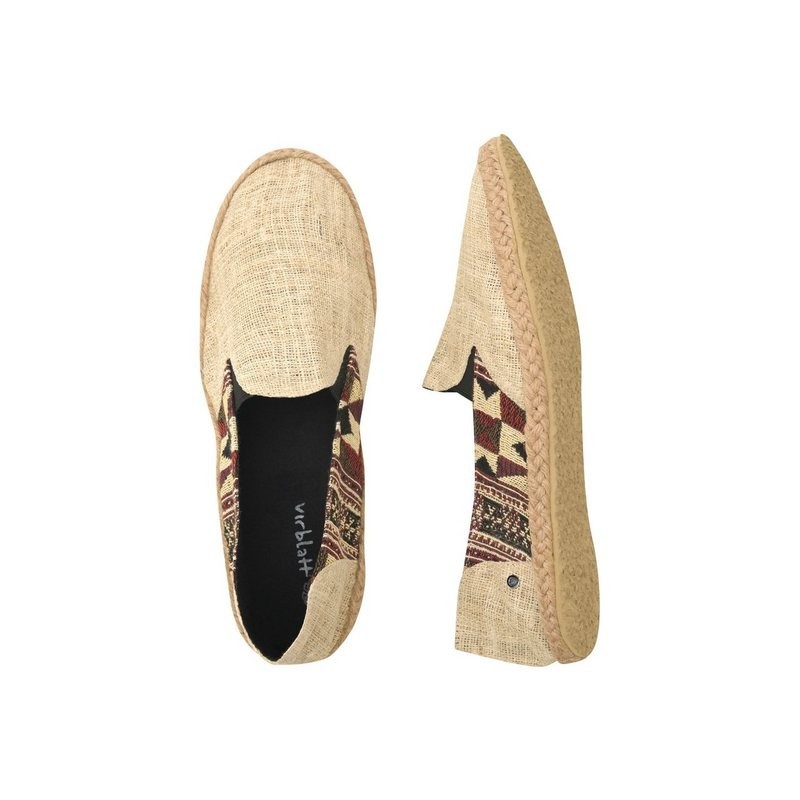 virblatt Espadrilles Herren & Damen, Hanf, Sommerschuhe Herren Espandrillos Espadrille Hanf