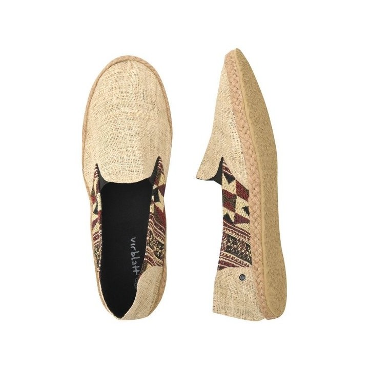 virblatt Espadrilles Herren & Damen, Hanf, Sommerschuhe Herren Espandrillos Espadrille Hanf