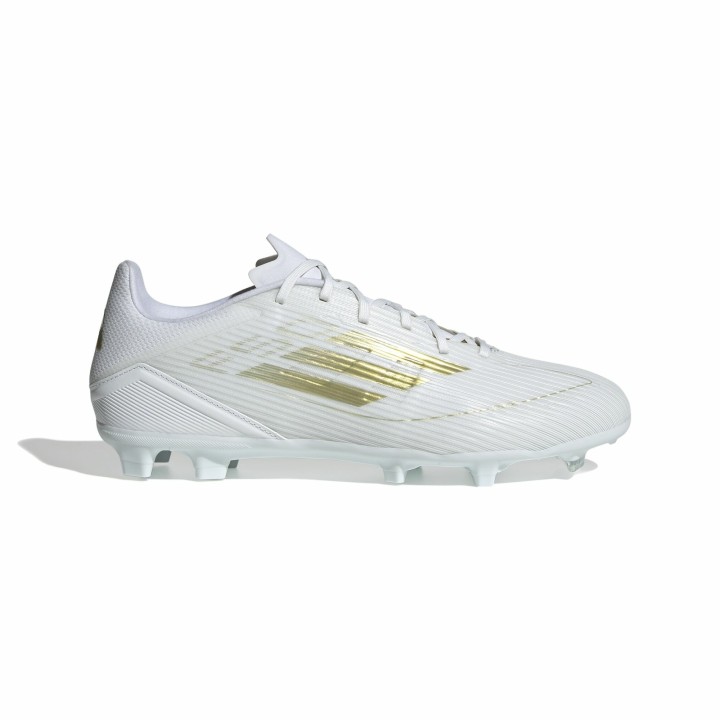 adidas F50 League Fg/Mg - ftwwht/goldmt/ftwwht 42 2/3
