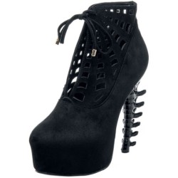 Ocultica - Rockabilly High Heel - Gothic Pumps - EU37 bis EU41 - für Damen - Größe EU37 - schwarz