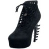 Ocultica - Rockabilly High Heel - Gothic Pumps - EU37 bis EU41 - für Damen - Größe EU37 - schwarz