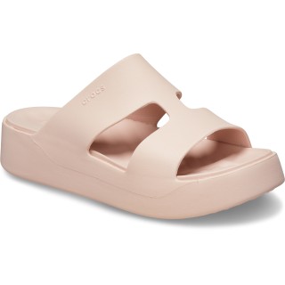 Crocs Badepantolette »Getaway Platform H-Strap«, Sommerschuh, Schlappen, Badeschuh, Poolslides, weiche Innensohle