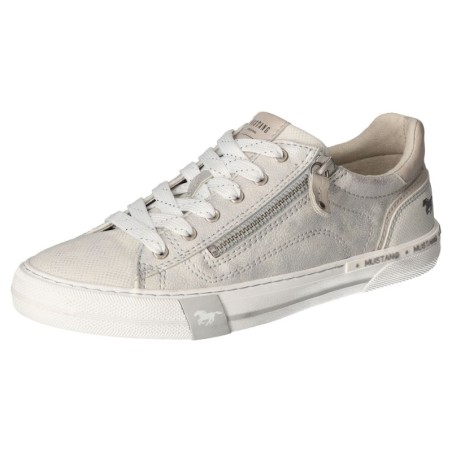Mustang Shoes Sneaker, Retro Sneaker, Schnürschuh mit zusätzlichem Reißverschluss