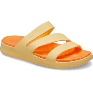 Crocs Badepantolette »Getaway Strappy«, Badeschuh, Pool Slides, Sandale mit Softfußbett
