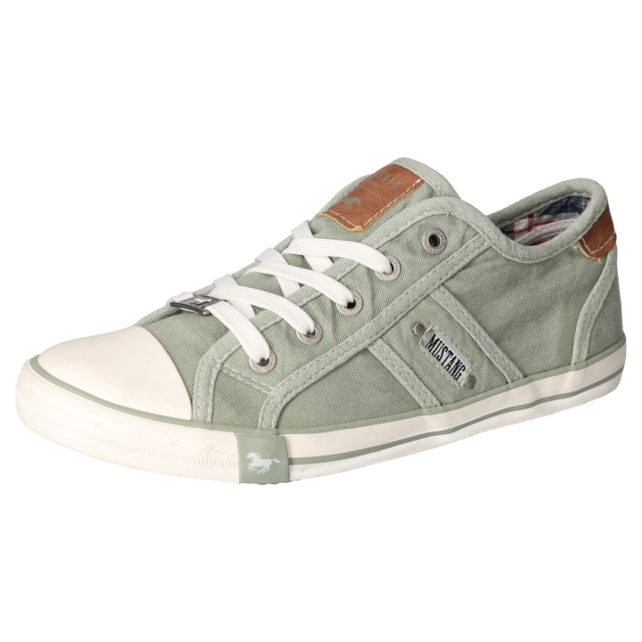Mustang Shoes Sneaker, Freizeitschuh, Halbschuh, Schnürschuh mit Mustang Markenlabel