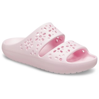 Crocs Badepantolette »Classic Floral Cut Out Sandal«, Sandale, Sommerschuh, Pool Slides mit genoppter Innensohle