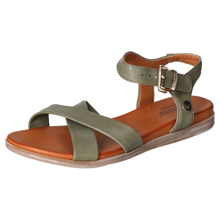 Mustang Shoes Sandale, Sommerschuh, Sandalette, Riemchensandale, mit breiten Riemen