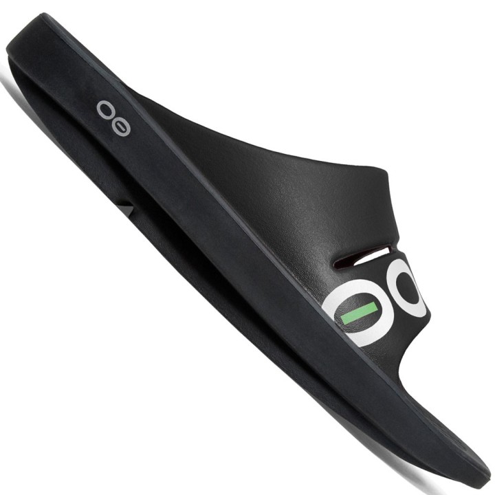 Oofos Ooahh Sport Schlappen Black