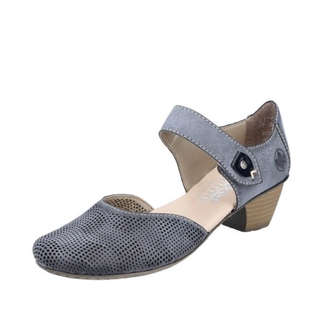 Rieker FSK Damen Halbschuhe türkis 40