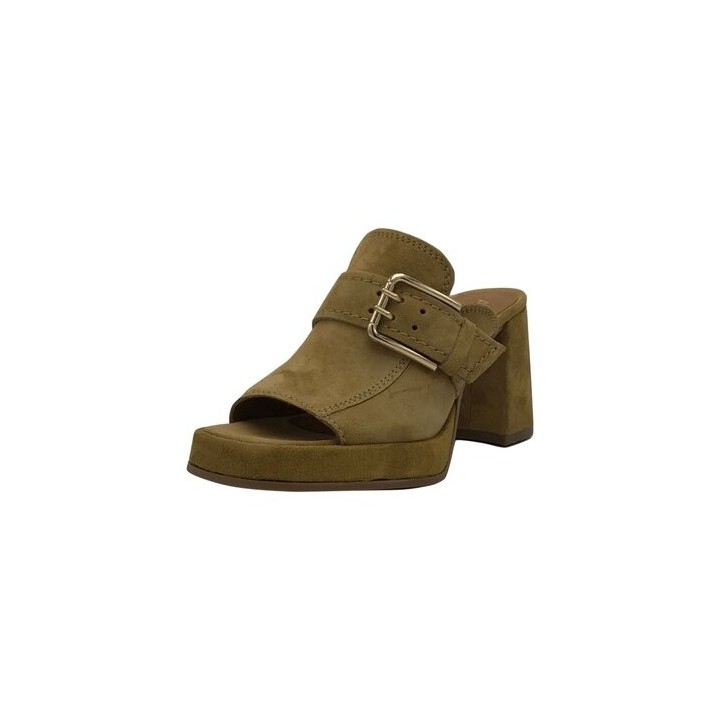 Alpe  Clogs Pantoletten 2567-13-SENAPE