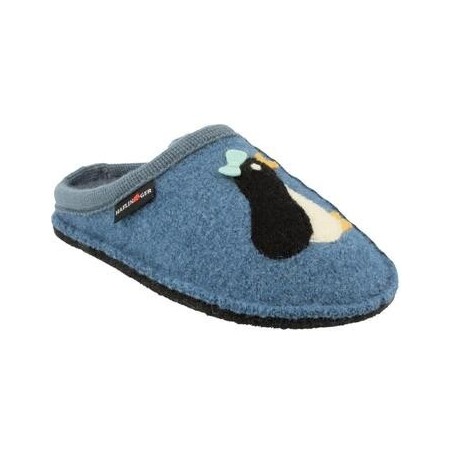 Haflinger  Hausschuhe HF-PINGU-blu-D