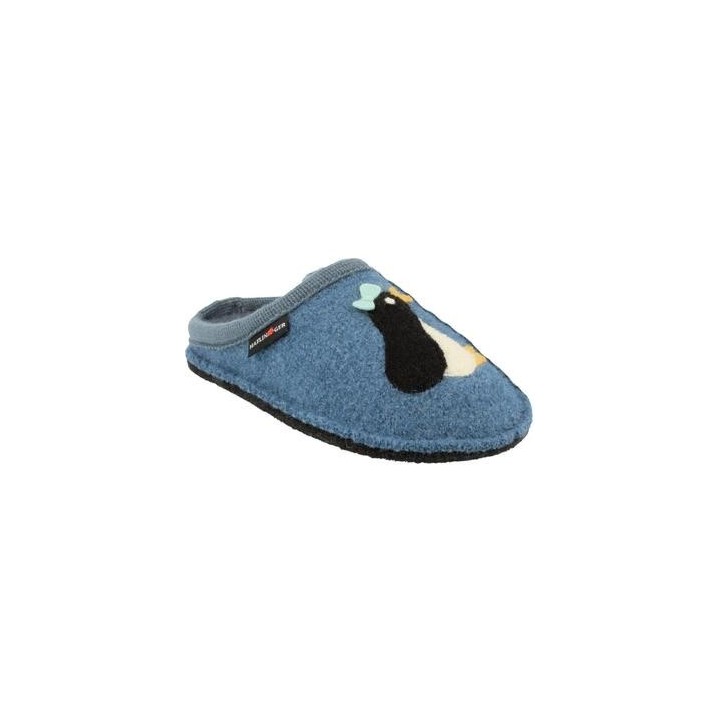 Haflinger  Hausschuhe HF-PINGU-blu-D