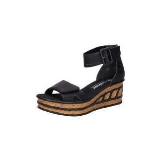 Rieker Keilsandale Damen schwarz|schwarz|schwarz|schwarz|schwarz|schwarz|schwarz|schwarz