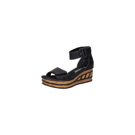 Rieker Keilsandale Damen schwarz|schwarz|schwarz|schwarz|schwarz|schwarz|schwarz|schwarz