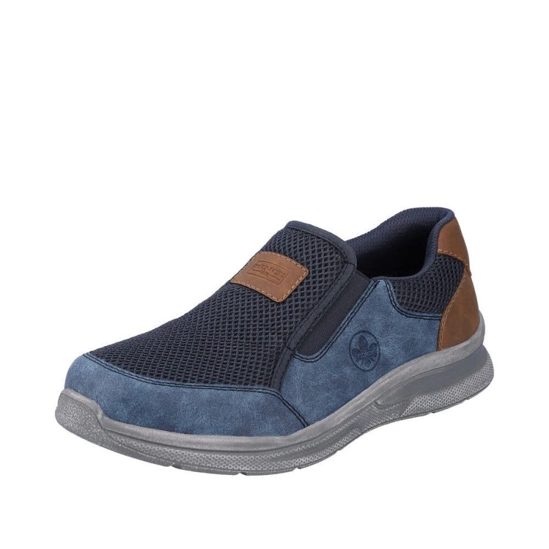 Rieker FSK Herren Halbschuhe türkis 42