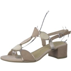 MARCO TOZZI Sandalette, Blockabsatz, Sommerschuh, Riemchensandale mit verstellbarer Schnalle