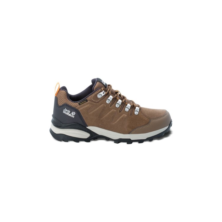 Jack Wolfskin Refugio Texapore Low Women Wasserdichte Wanderschuhe Damen 37 miscellaneous,brown,orange brown / apricot