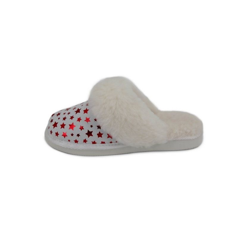 Hollert Hausschuh Damen Lammfell Hausschuhe STAR Merino Echtleder Pantoffeln