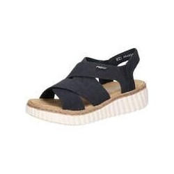 Rieker Keilsandale Damen blau|blau|blau|blau|blau|blau|blau|blau|blau