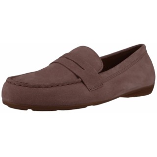 Damen  Halbschuhe Slipper F-Weite 44.200 Creme 12 Silk Leder 39