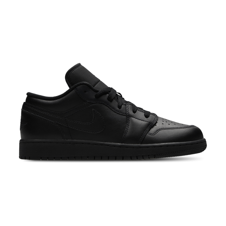 Jordan 1 Low Unisex Schuhe - Schwarz - Größe: 36 - Leder - Foot Locker