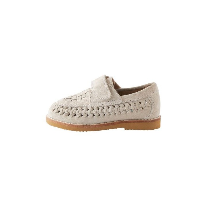 Next Veloursleder-Slipper mit Flechtdetail Loafer (1-tlg)