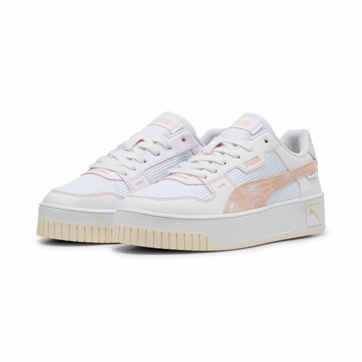Puma Carina Street Lux Crafted Flowers - weiss 40.5