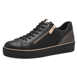 Damen Low Sneaker Low Top 2-23709-41 Schwarz 091 Black Comb ... 37