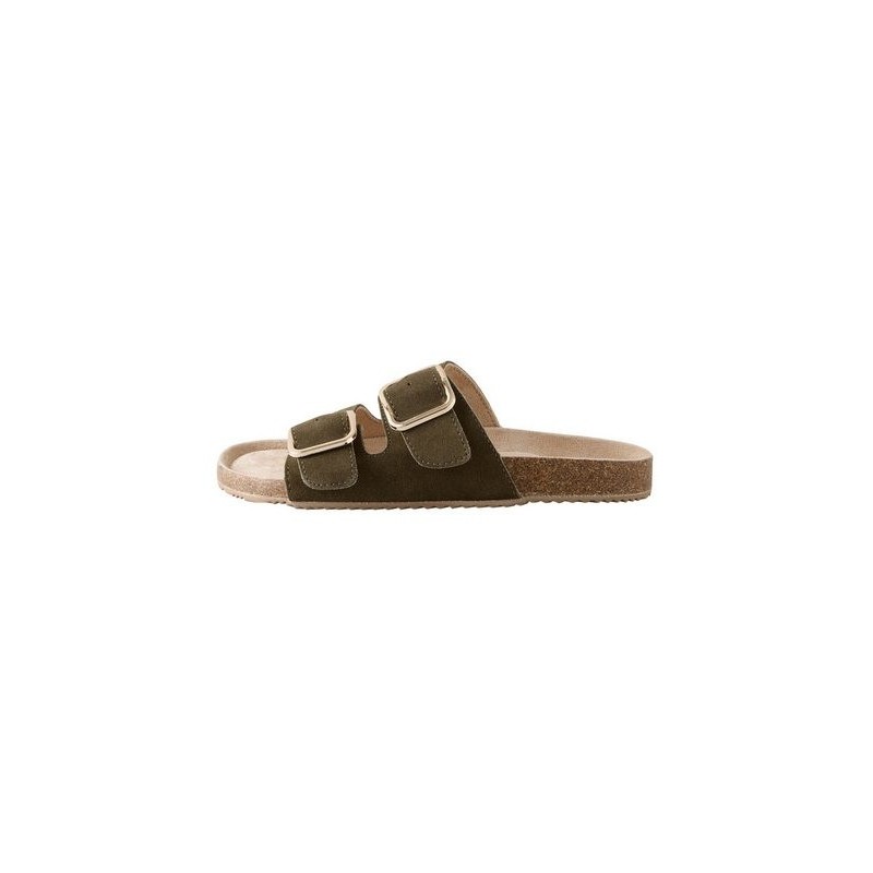 Next Hausschuhe mit Schnalle aus Veloursleder Hausschuh (1-tlg)