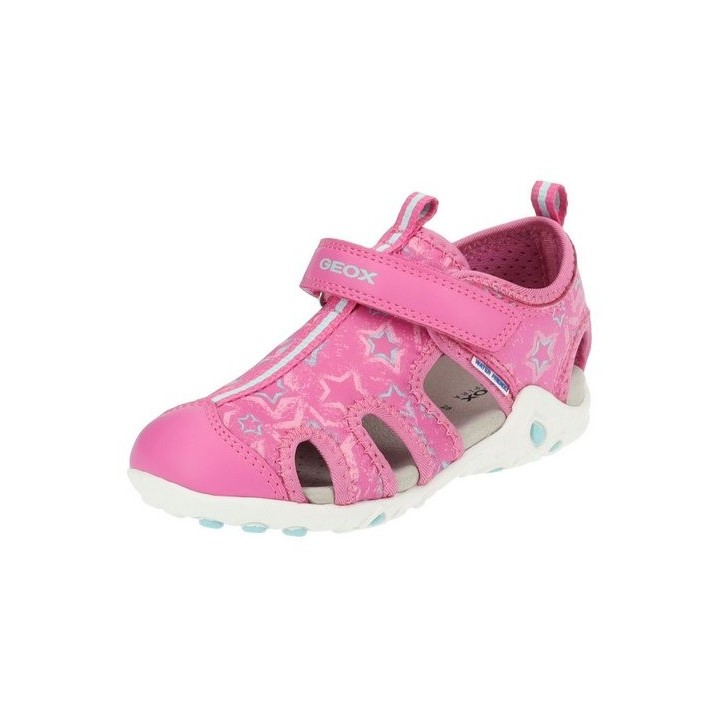 Geox Geox Halbschuhe Lederimitat/Textil Klettschuh