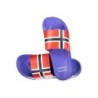 NORWAY 1963 Badeschuh Herrenschuh Pantoffel: Blaue Ciabatta mit
