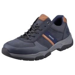 Rieker Sneaker, Freizeitschuh, Outdoorschuh, Schnürschuh mit gepolstertem Schaftrand