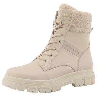 TOM TAILOR Winterboots, Blockabsatz, Schnürboots, mit Innenreißverschluss, Weite G