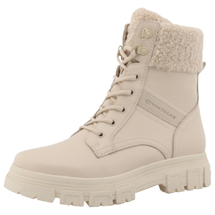 TOM TAILOR Winterboots, Blockabsatz, Schnürboots, mit Innenreißverschluss, Weite G