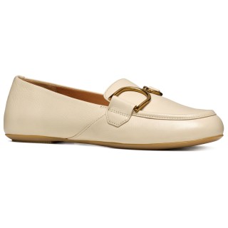 Geox Loafer »D PALMARIA J«, Slipper, Festtagsschuh mit stylischer Zierschnalle, schmale Form