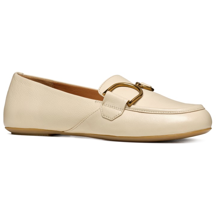 Geox Loafer »D PALMARIA J«, Slipper, Festtagsschuh mit stylischer Zierschnalle, schmale Form
