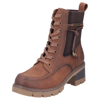Rieker Winterstiefelette, Schnürboots, Stiefelette, Blockabsatz, mit Reißverschluss
