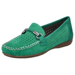 Rieker Slipper, Mokassin, Loafer, Sommerschuh mit Zier-Naht